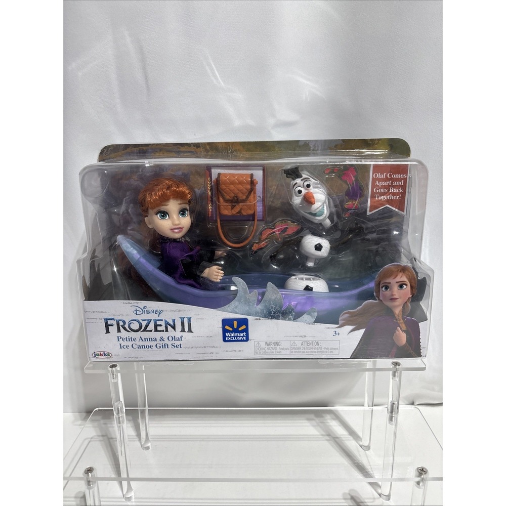 Disney Frozen II Petite‎ Anna & Olaf Ice Canoe Gift Set 2020 Wal-Mart Exclusive